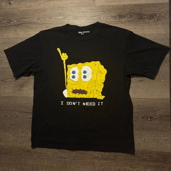 CPFM X Uniqlo X Spongebob Shirt Size Large - Picture 1 of 5